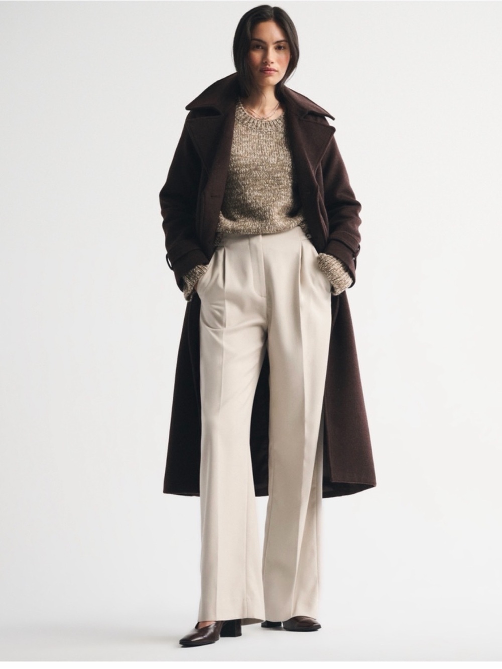 Abercrombie & Fitch Sloane High Rise Wide Leg Pant